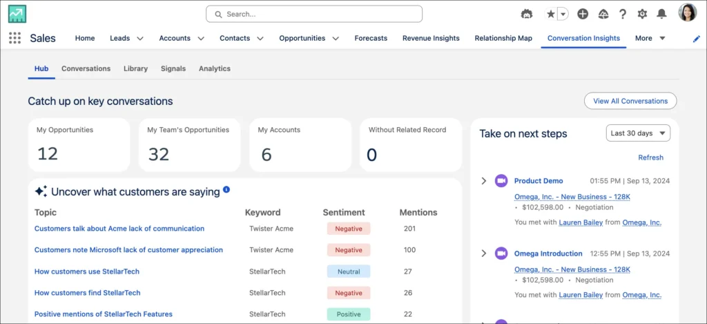 conversational insight analyzer tool