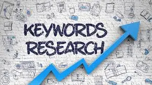 image showing "keyword Research" with up trend graph